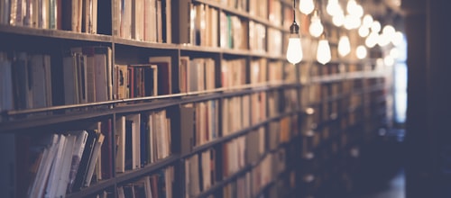 Evening board exam preparation in library