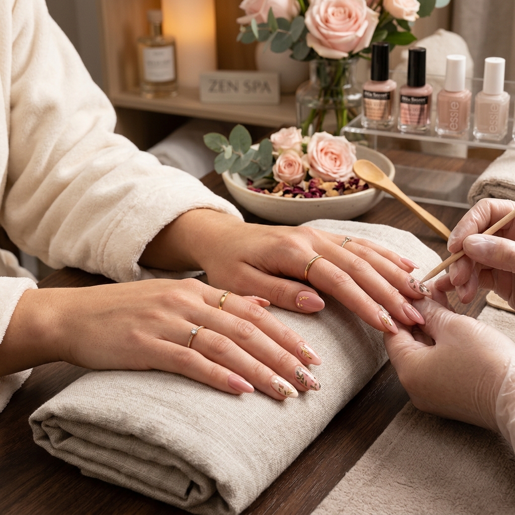 Nail art manicure