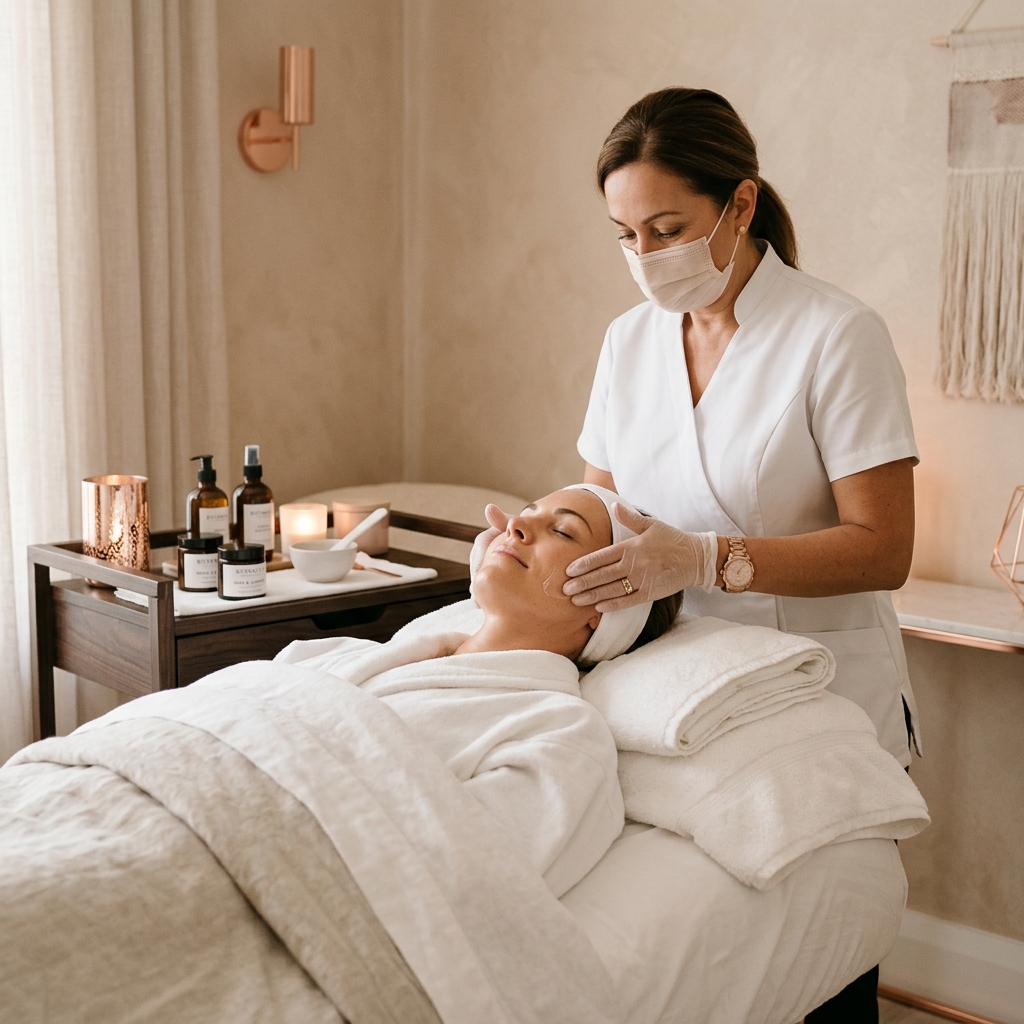 Facial skin treatment
